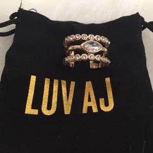 Luv AJ resizable ring (size large, 7-9)